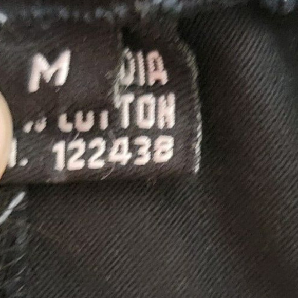 Dead Threads Women's Medium Goth Punk Grunge Halter Vest Corset Stripes Y2K - Picture 14 of 15